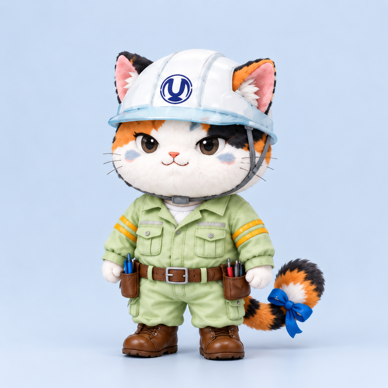 工事ねこのぬいぐるみイメージ
