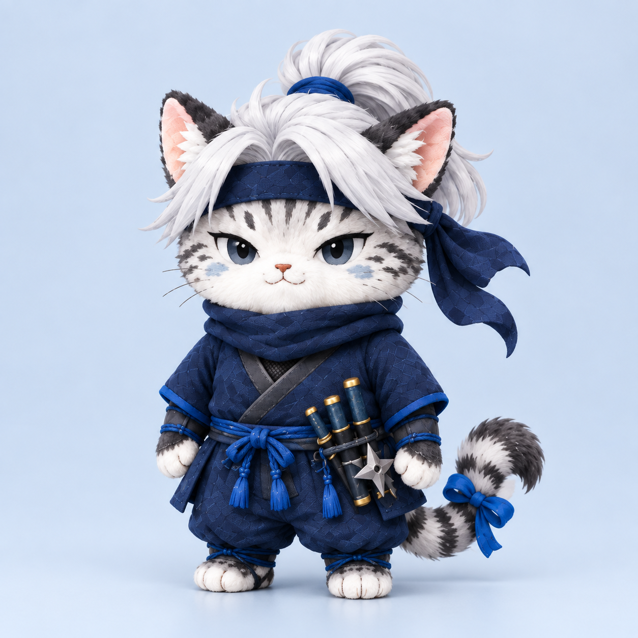 忍者ねこのぬいぐるみイメージ